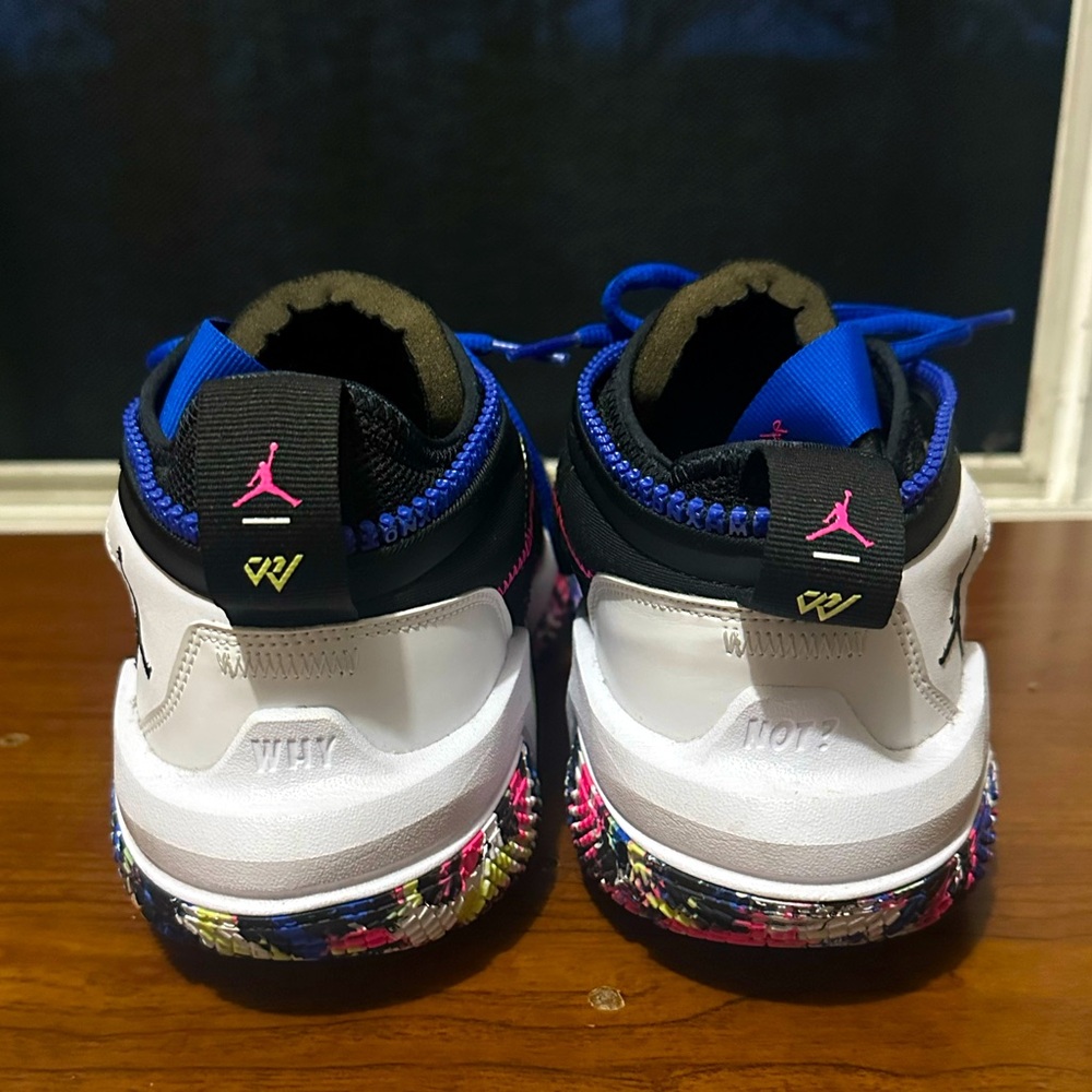 Jordan Why Not Zer0.6 White Multicolor Athletic Sneakers DO7189 101 Size 11.5 - Picture 7 of 10